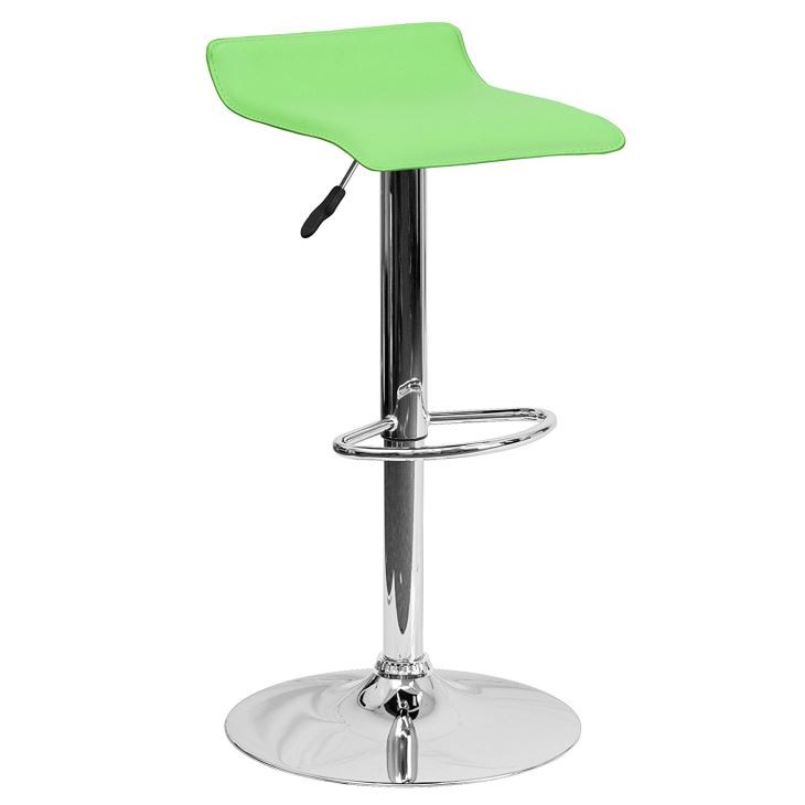 360 Degree Swivel Adjustable Bar Stool Modern Leather Bar Chair