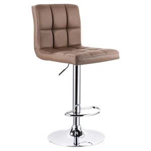 GUYOU GY-1068 PU Leather Club Home Kitchen Steel Bar Stool
