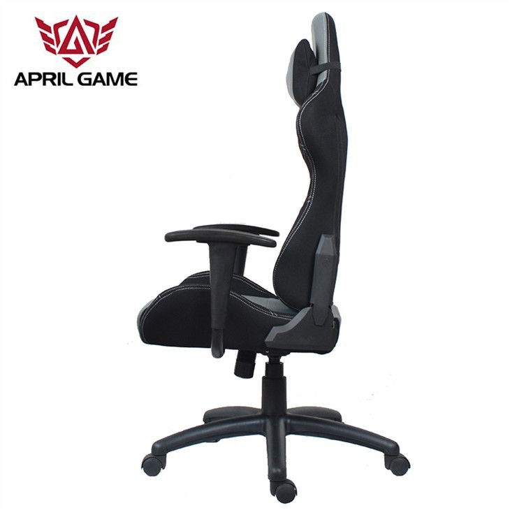 Y-2690 Leather And Fabric Professional PC Gaming Chair Car Seat Computer Office Chair With Neck Pillow And Lumbar Pillow